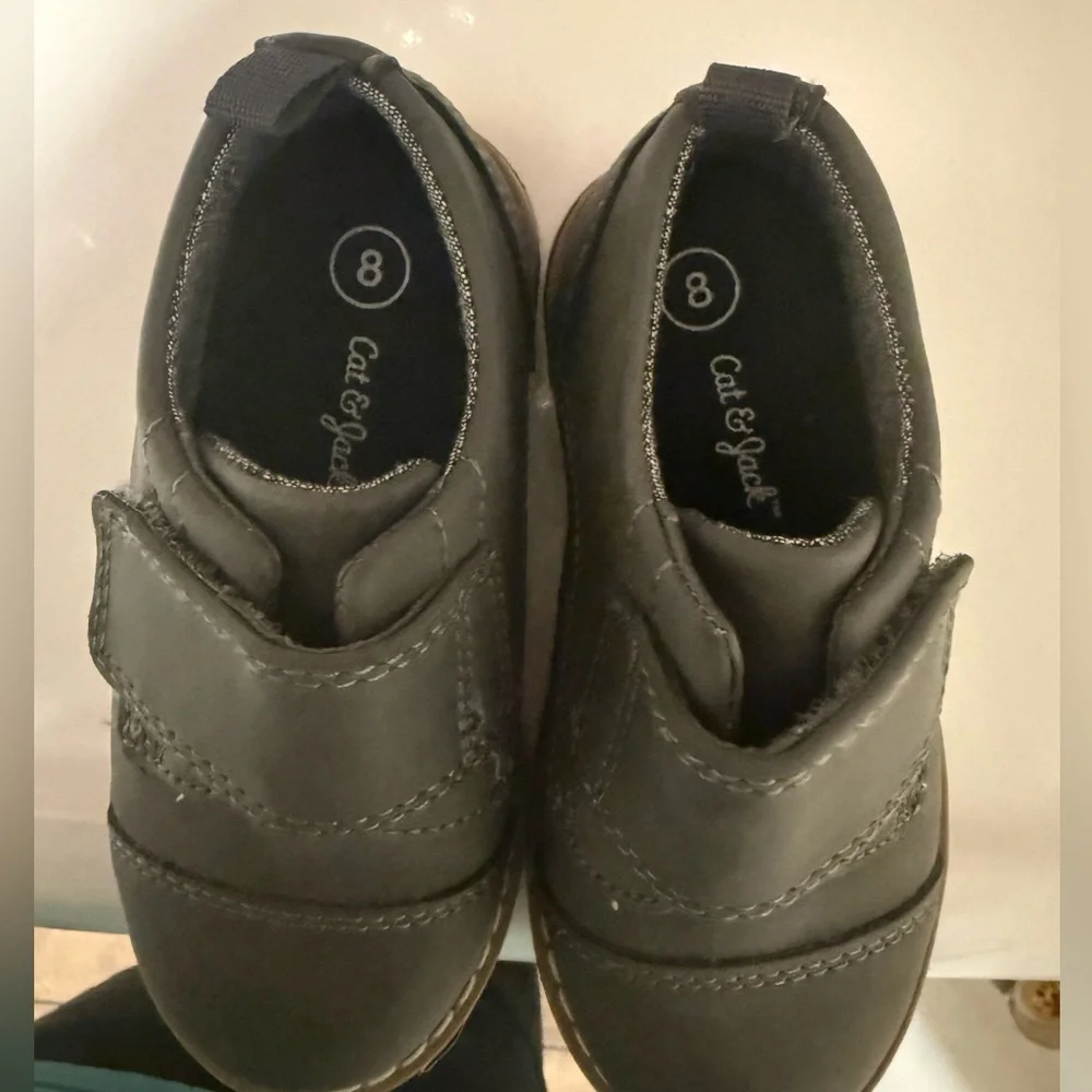 Cat & Jack Charcoal Kids Dress Shoes
